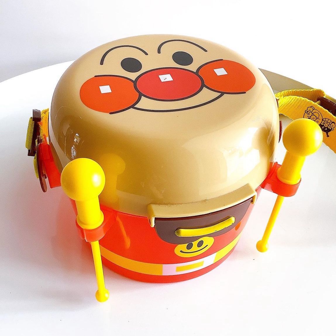 日本面包超人宝宝博物馆限定款儿童卡通零食杂物玩具手拎收纳盒