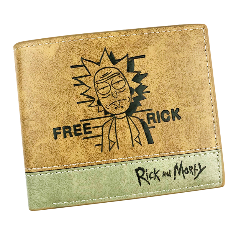 Hot Sell Men Wallet Rick And Morty Short Wallets Women Purse