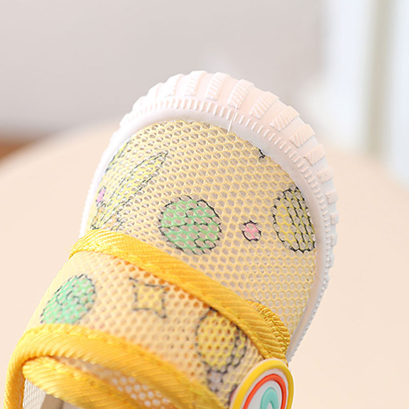 巴拉巴柆宝宝鞋儿童网面步前鞋男婴儿鞋子女童夏季网鞋0-3学步鞋