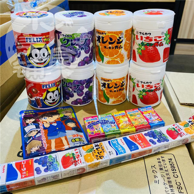 日本丸川口香糖  草莓味/葡萄味/橙子味/忍者版