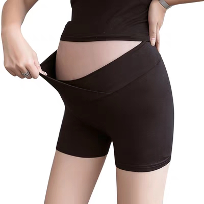 任3件包邮B2132孕妇安全裤怀孕期防走光打底裤夏季薄款低腰三分短