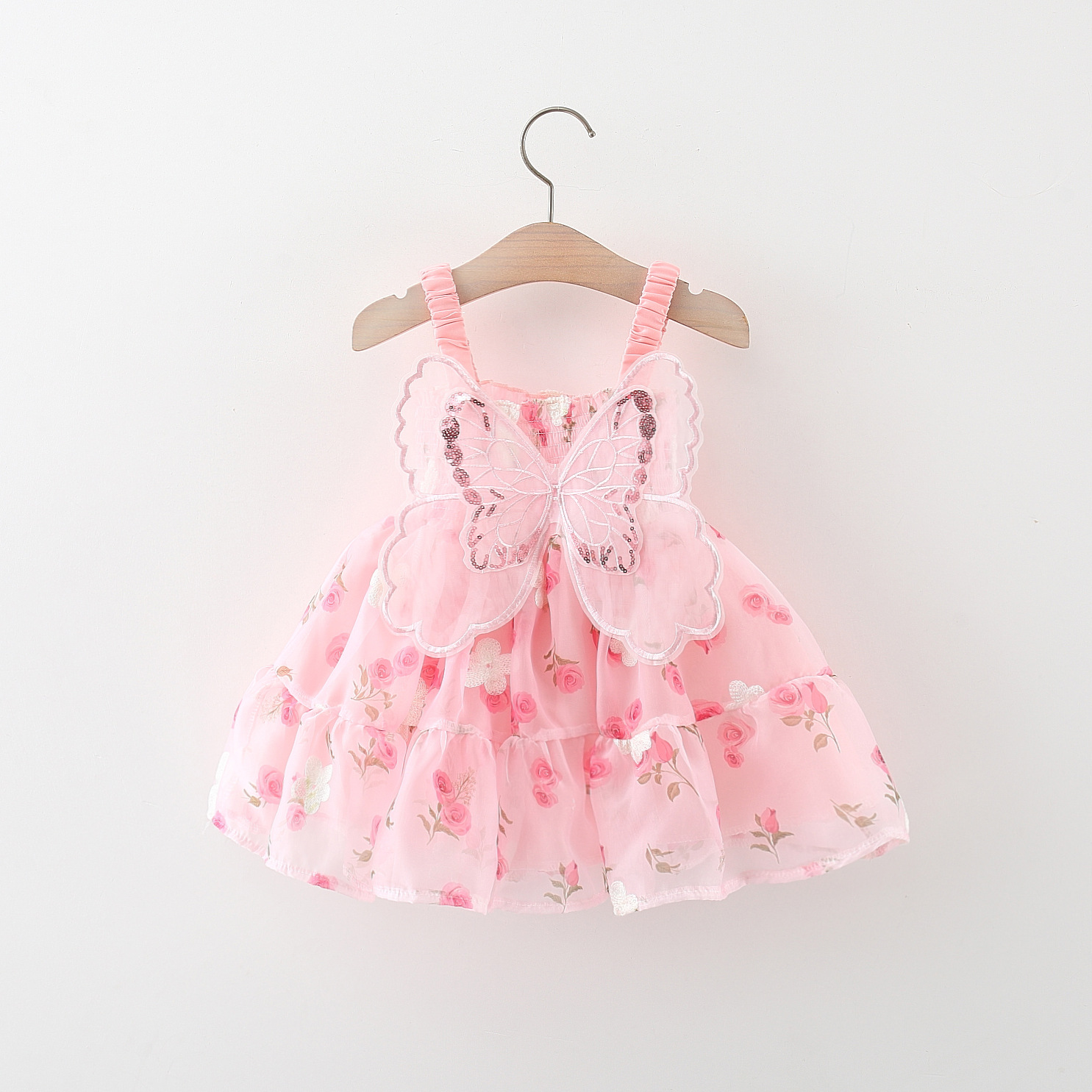 女童夏季连衣裙洋气公主背心裙新款婴儿童装衣服女宝宝夏装小裙子