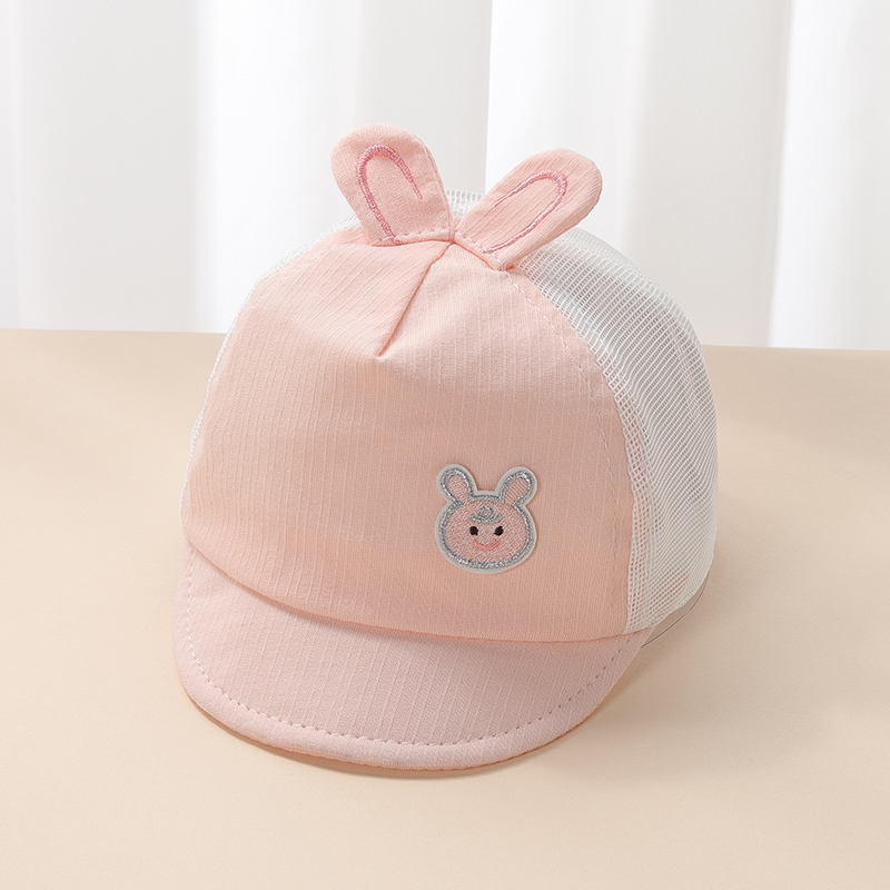 新生儿帽子夏季网眼婴儿帽子可爱宝宝遮阳帽薄款胎帽囟门帽初生儿