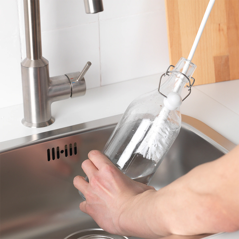 IKEA宜家家务长细柄塑料杯家用厨房用刷杯刷刷神器锅锅刷洗刷锅