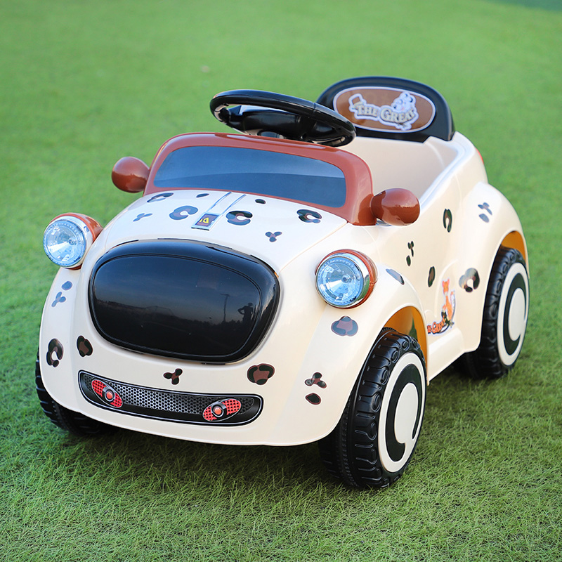 正品儿童电动车四轮遥控汽车1-3岁男女宝宝卡通婴儿音乐玩具车可