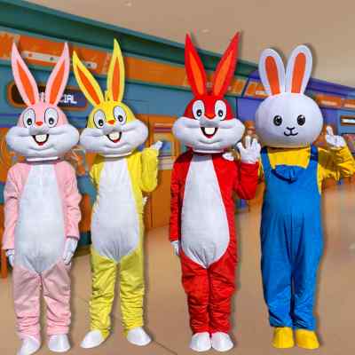 推荐新年兔八哥卡通人偶服装复活节兔子行走道具服饰动漫玩偶公仔