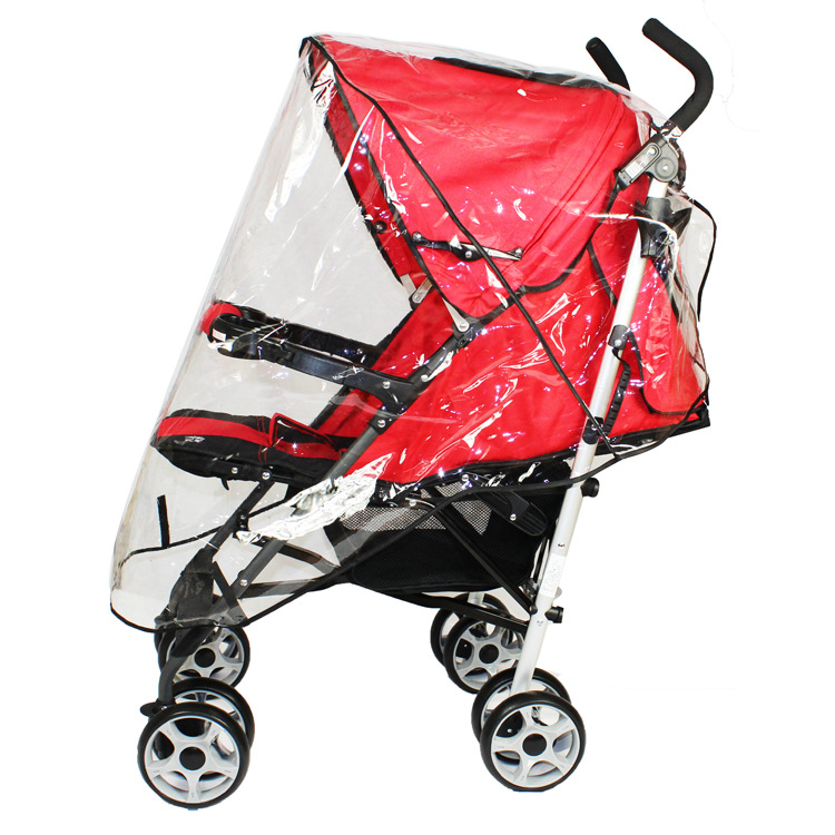 婴儿推车雨罩婴儿车罩手推车伞车雨罩童车防风罩宝宝小孩防雨罩