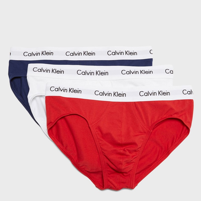 正品现货 Calvin Klein CK 纯棉三角裤舒适透气三角内裤 三件装
