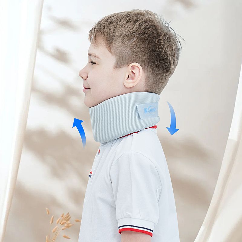 推荐Arukes日本颈托护颈脖套儿童用防止脖子前倾神器站立防低头挺