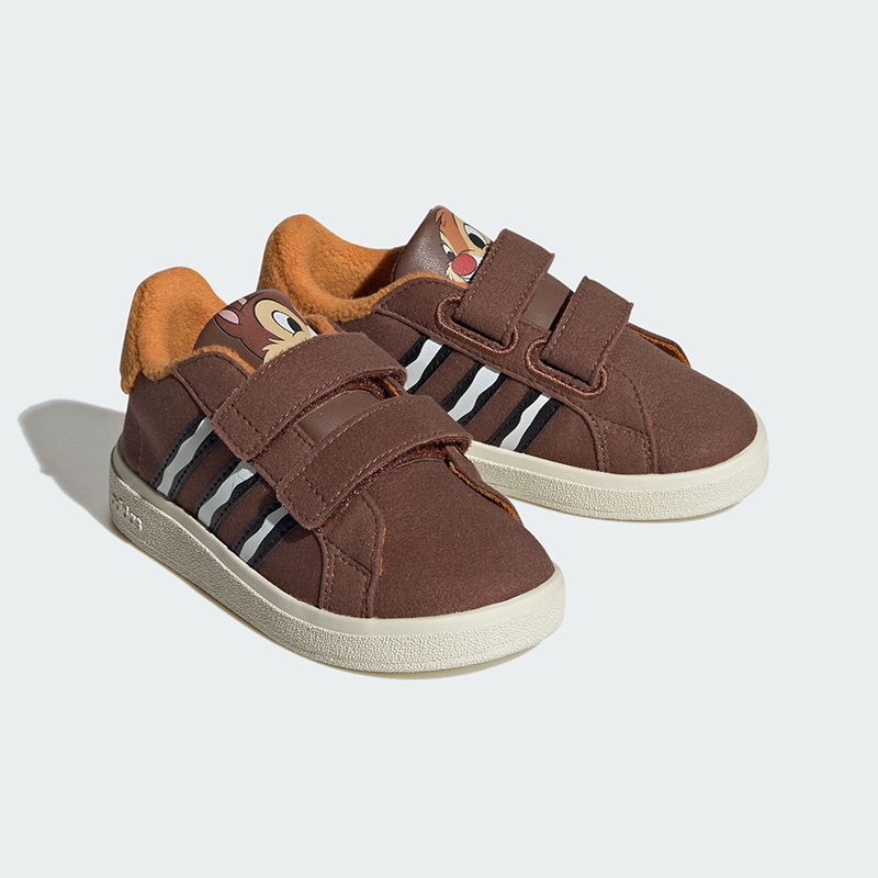 Adidas阿迪达斯男婴童鞋2023新款DISNEY联名加绒板鞋休闲鞋IG0452