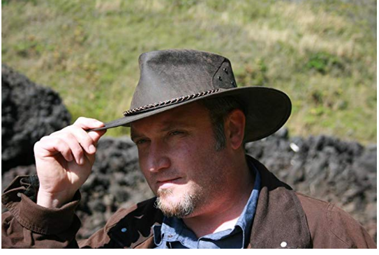 代购美国Kakadu Australia男士澳大利亚产真皮帽大檐西部牛仔帽子