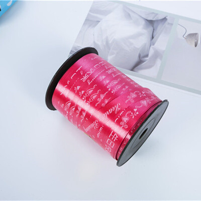 生日快乐彩带蛋糕绳子印花彩带丝带绸带红色粉色玫红蛋糕盒绑带
