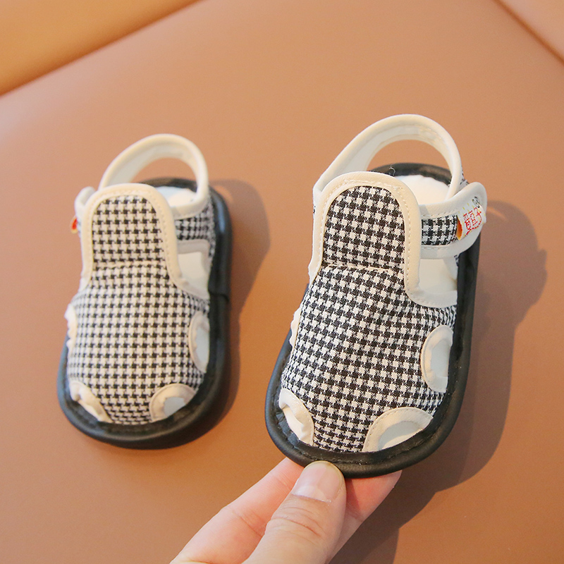 2024婴儿夏季鞋软底学步鞋一岁半宝宝鞋夏婴幼儿凉鞋室内鞋子男宝