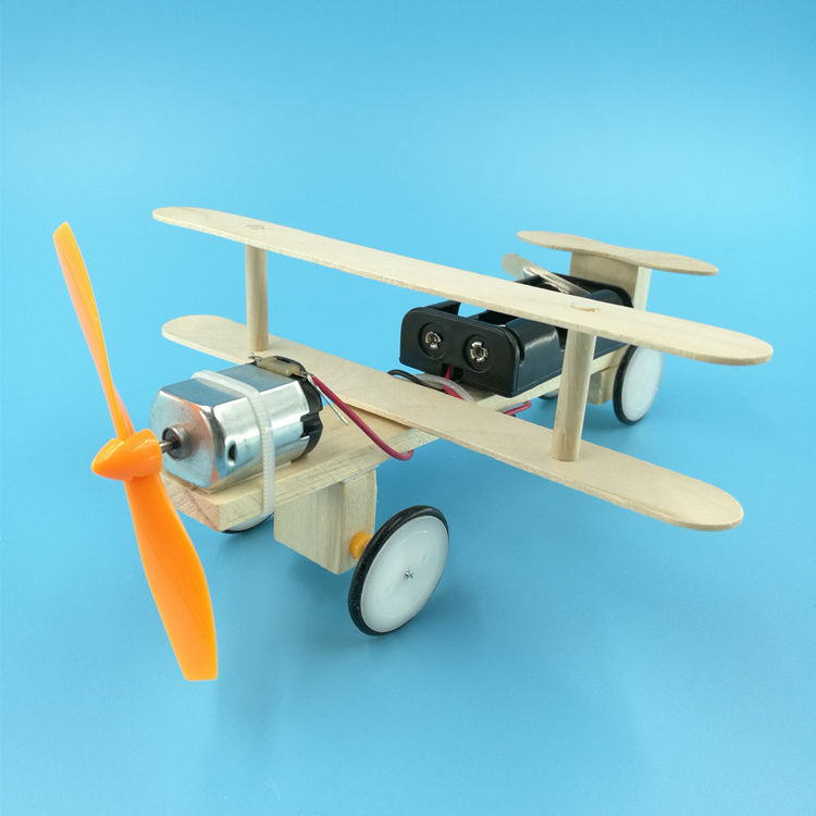 电动滑行飞机小制作 DIY科技小发明学生手工材料科普模型厂家直销