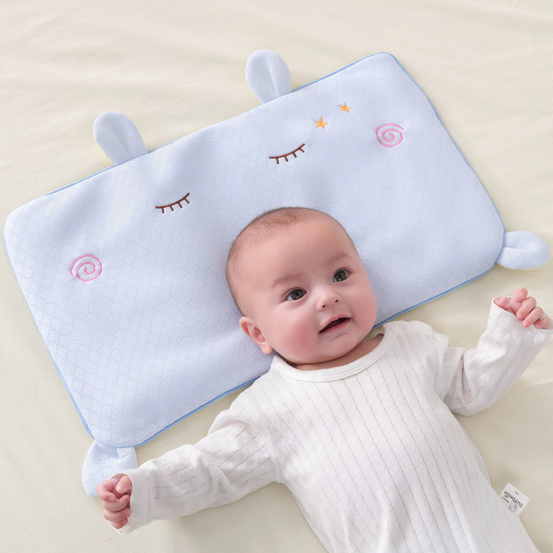 新生婴儿童乳胶枕头0-1-2-3以上透气6个月宝宝幼儿园枕夏四季通用