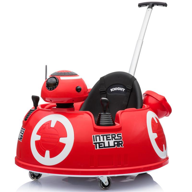 新款儿童电动车可坐人玩具车小孩四轮碰碰车宝宝遥控摇摆车充电旋