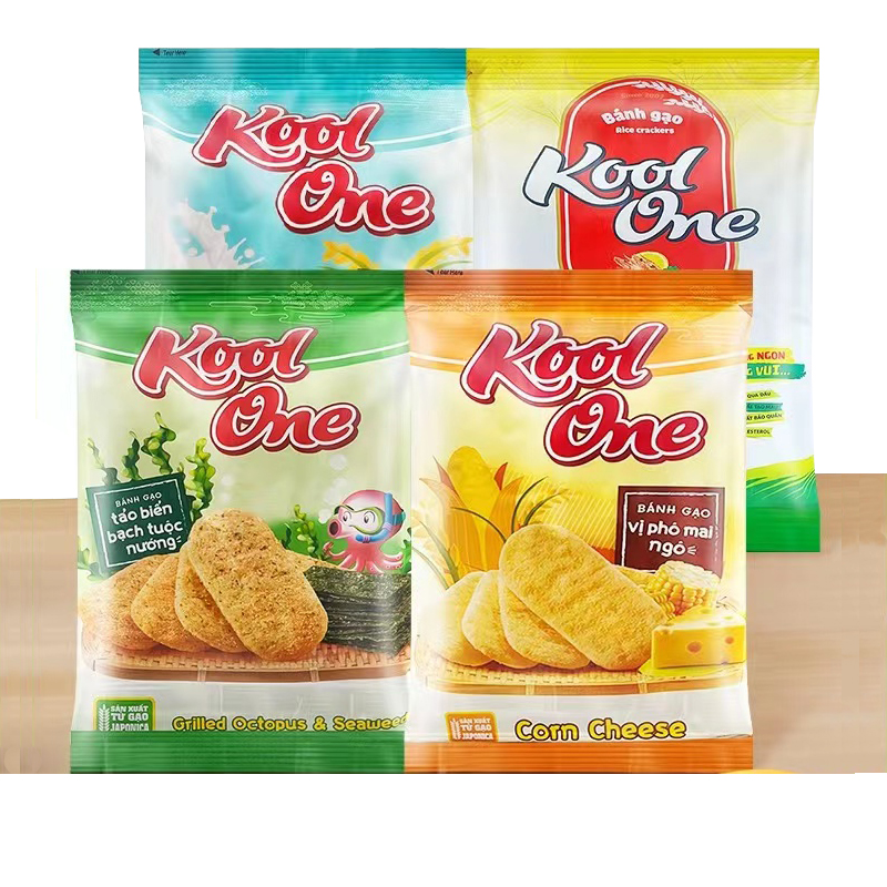 越南进口KoolOne仙贝米饼雪饼膨化 健康宝宝零食非油炸磨牙米饼