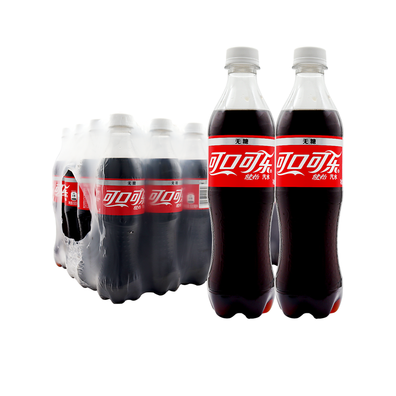 健怡可口可乐汽水无糖可乐碳酸饮料 500ML*24瓶整箱