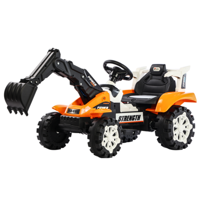 新款儿童电动拖拉机玩具车四轮可坐人带斗遥控大号小男孩超大越野