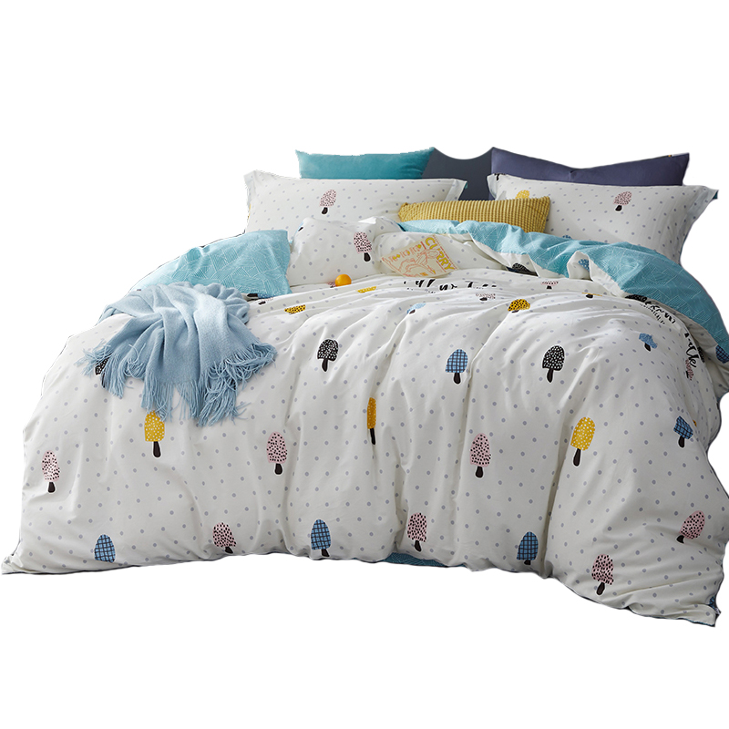 博洋儿童四件套纯棉男孩卡通全棉床上被套床单三件套床上用品夏季