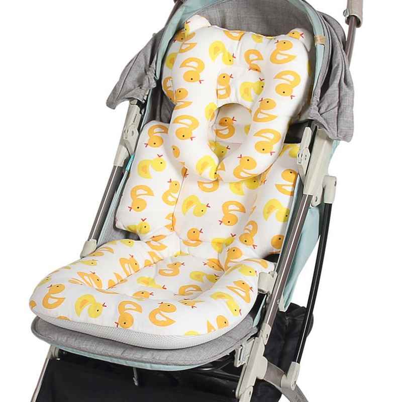 婴儿车垫子冬天小推车坐垫婴儿靠背宝宝垫子睡觉纯棉三轮车冬季