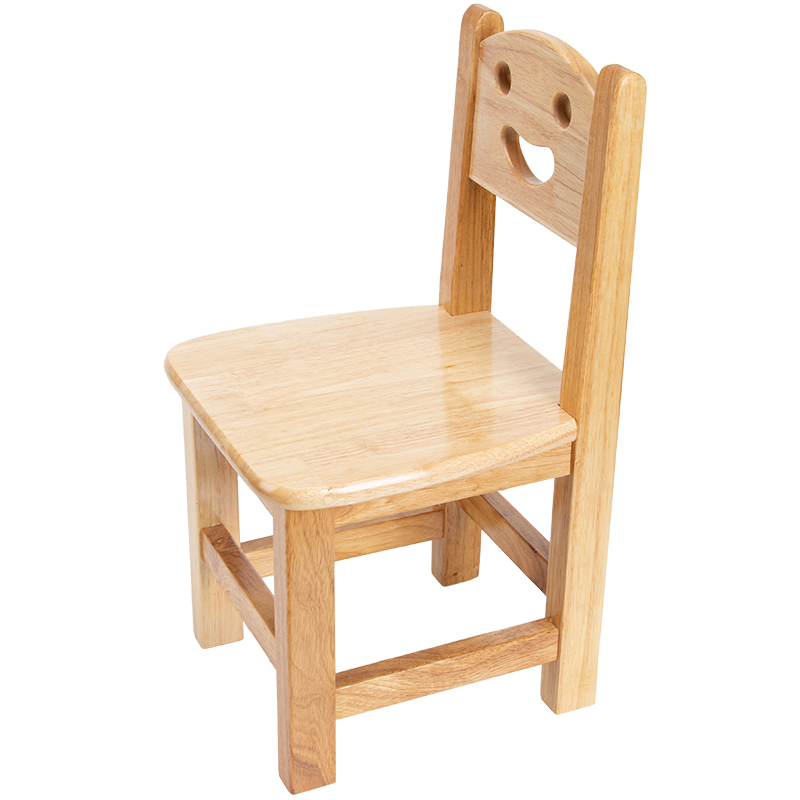 实木儿童小椅子靠背椅家用座椅幼儿园桌椅坐椅凳子宝宝板凳笑脸椅