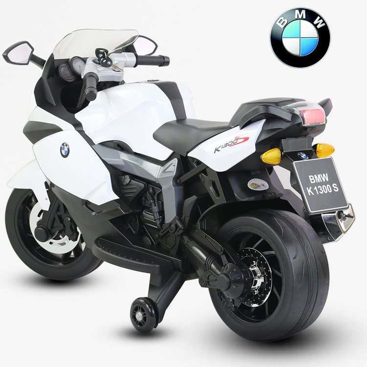 新款圣贝儿宝马儿童摩托车电动3岁以上可坐大人宝宝玩具警车