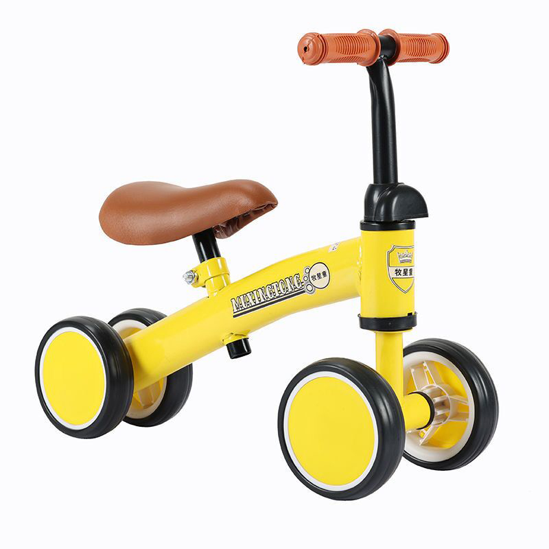 儿童平衡车无脚踏 1岁婴幼儿宝宝玩具童车男女孩踏行车四轮溜溜车