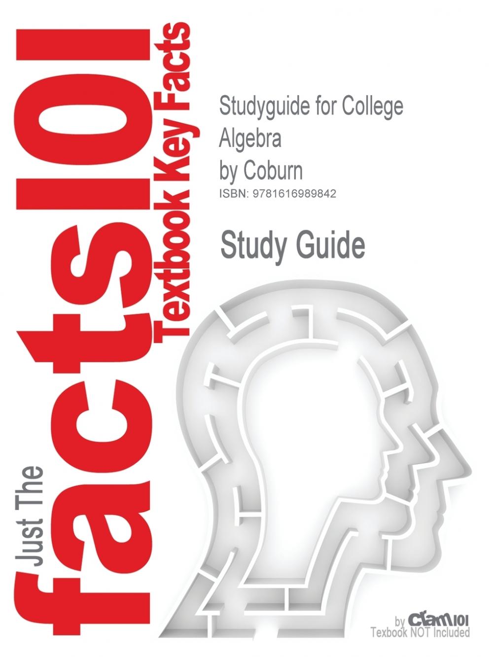【预售 按需印刷】Studyguide for College Algebra by Coburn  ISBN 9780073229829