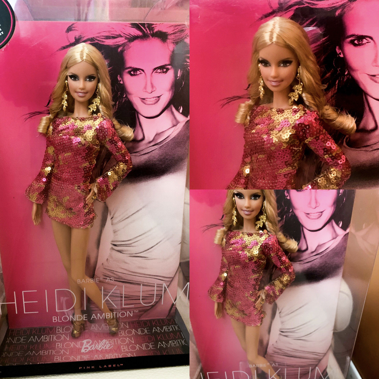 Heidi Klum Barbie 海蒂克鲁姆 名模 维密天使 珍藏版 芭比娃娃
