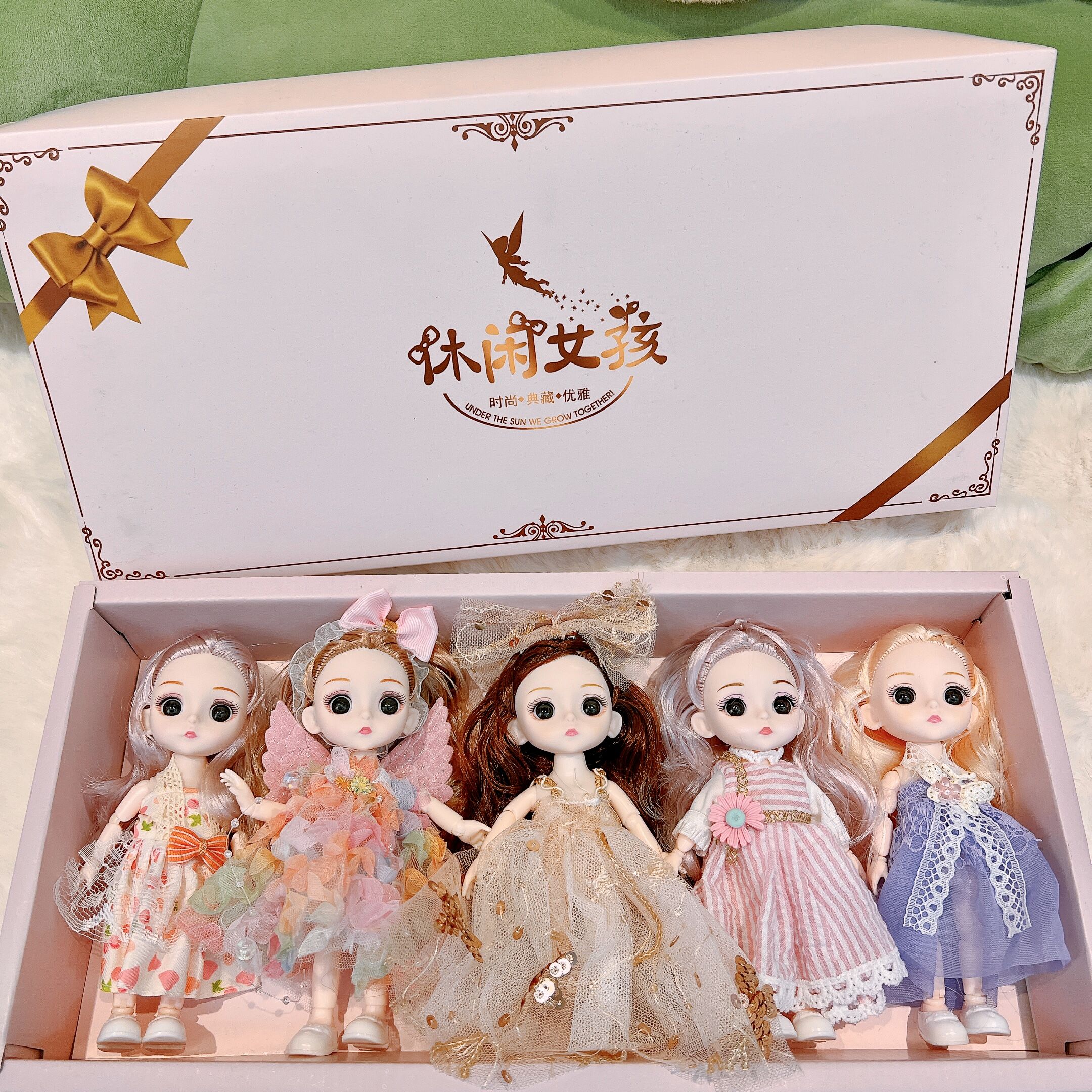 女孩玩具2023新款套装大礼盒换装公主洋娃娃仿真儿童精致洋娃娃