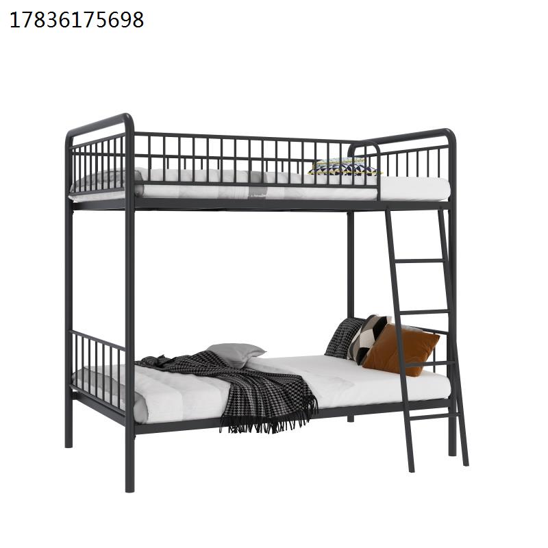 上下床双层床儿童上下铺铁床w高低床宿舍高架床组合实木子母床成