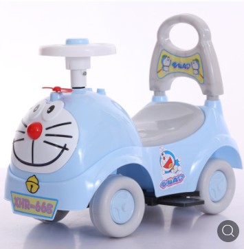 新款多啦A梦叮当猫宝宝学步车滑行儿童玩具车扭扭车溜溜车