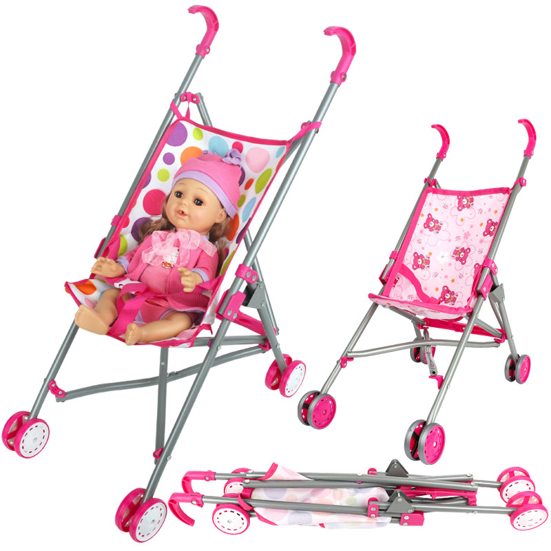 新款儿童玩具推车女孩过家家玩具娃娃小推车手推车学步小推车