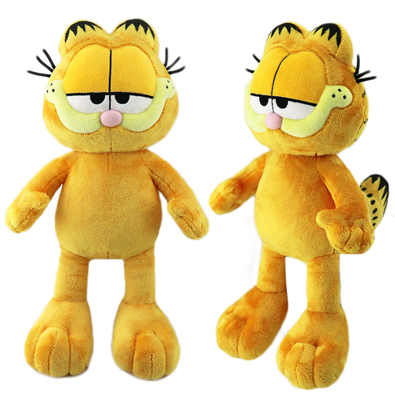 跨境新品正版卡通Garfield加菲猫毛绒玩具猫咪儿童公仔抱枕女礼物