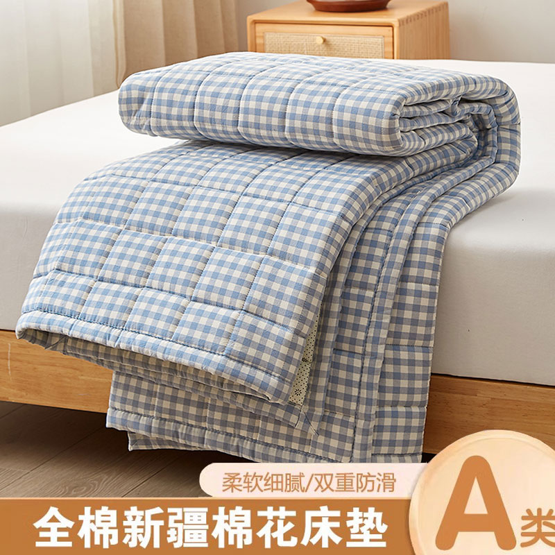 纯棉A类新疆棉花褥子床垫软垫家用1米8床铺垫褥榻榻米垫子床褥垫