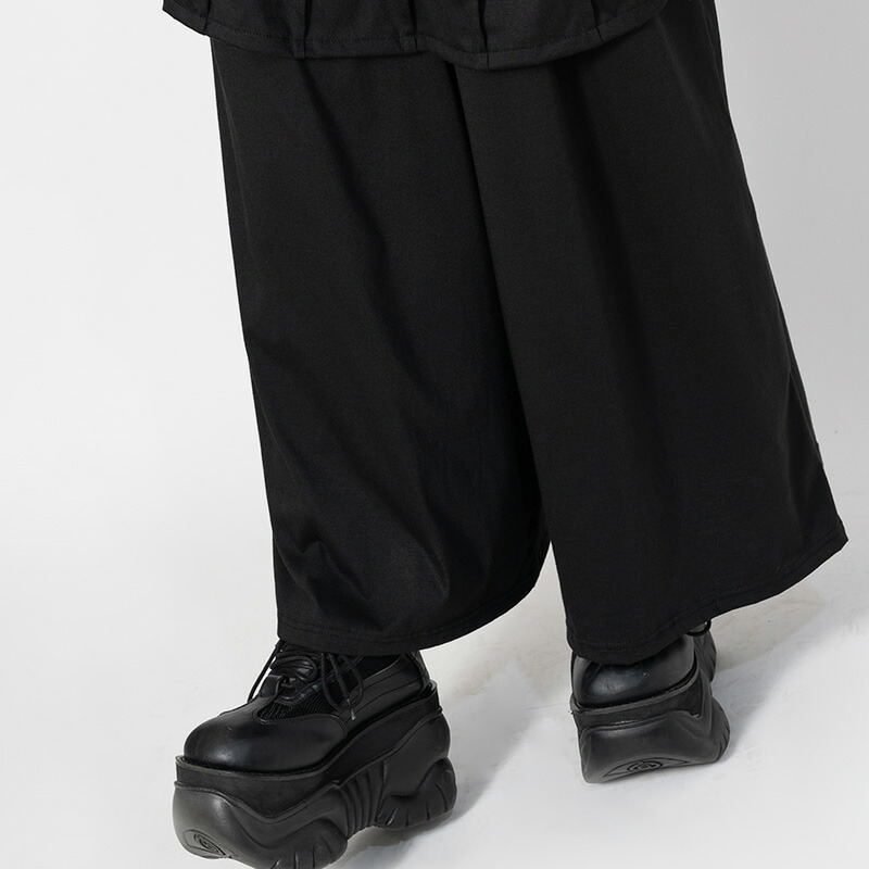 吉儿禅定改良和风百褶裙片造型宽松阔腿剑道裤ACDC rAG台湾代理
