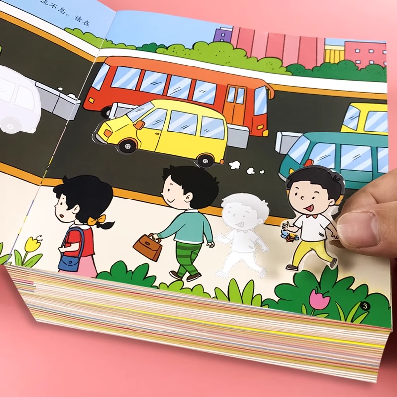儿童贴纸书0-2-3-4-5岁宝宝卡通贴贴画6粘贴纸益智玩具派对人物