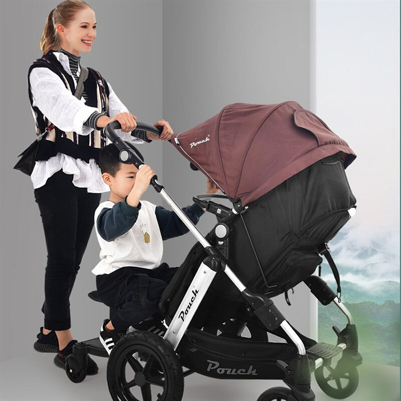 二胎出行溜娃神器婴儿手推车配件大小宝双人加座通用辅助轻便踏板