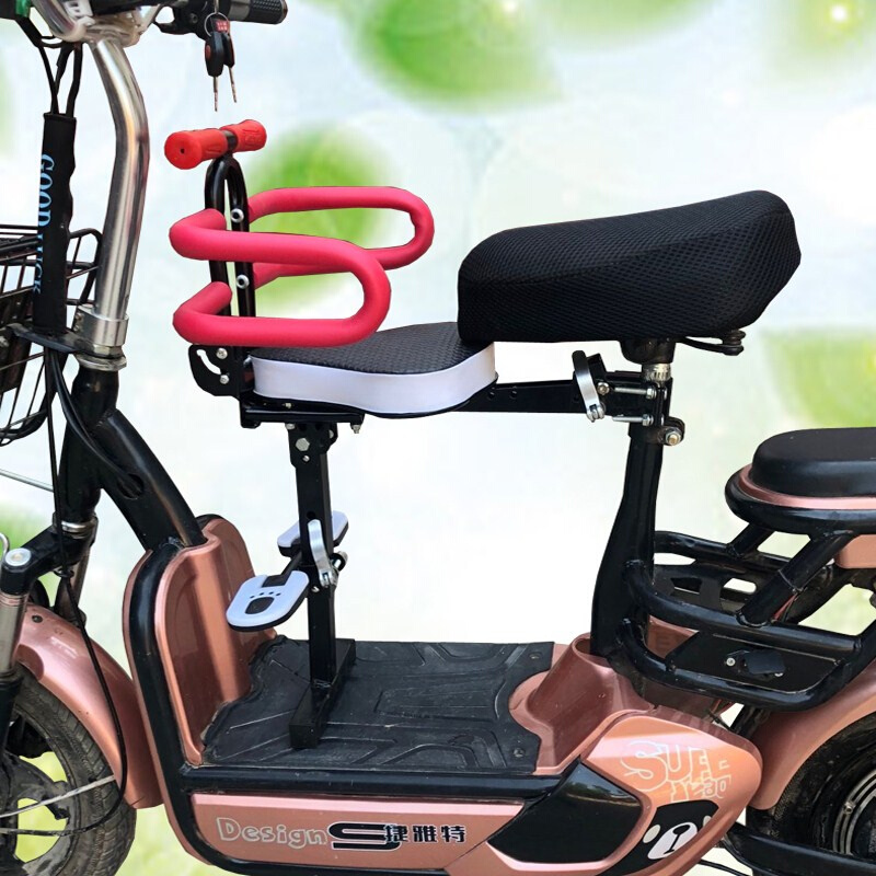 厂家丨电动车儿童座椅前置电瓶车宝宝安全座椅可折叠电动自行车前