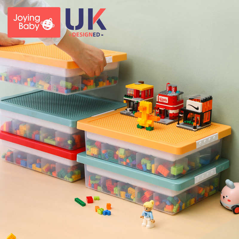 小颗粒乐高积木收纳盒多层分格装零件分类盒子儿童玩具积木整理箱
