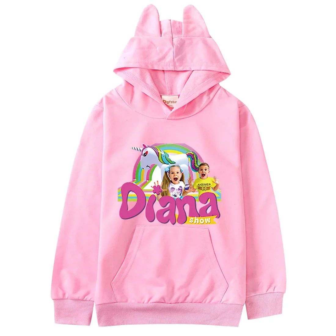 Kids Diana and Roma Hoodie Toddler Girls Cartoon Clothes Bab