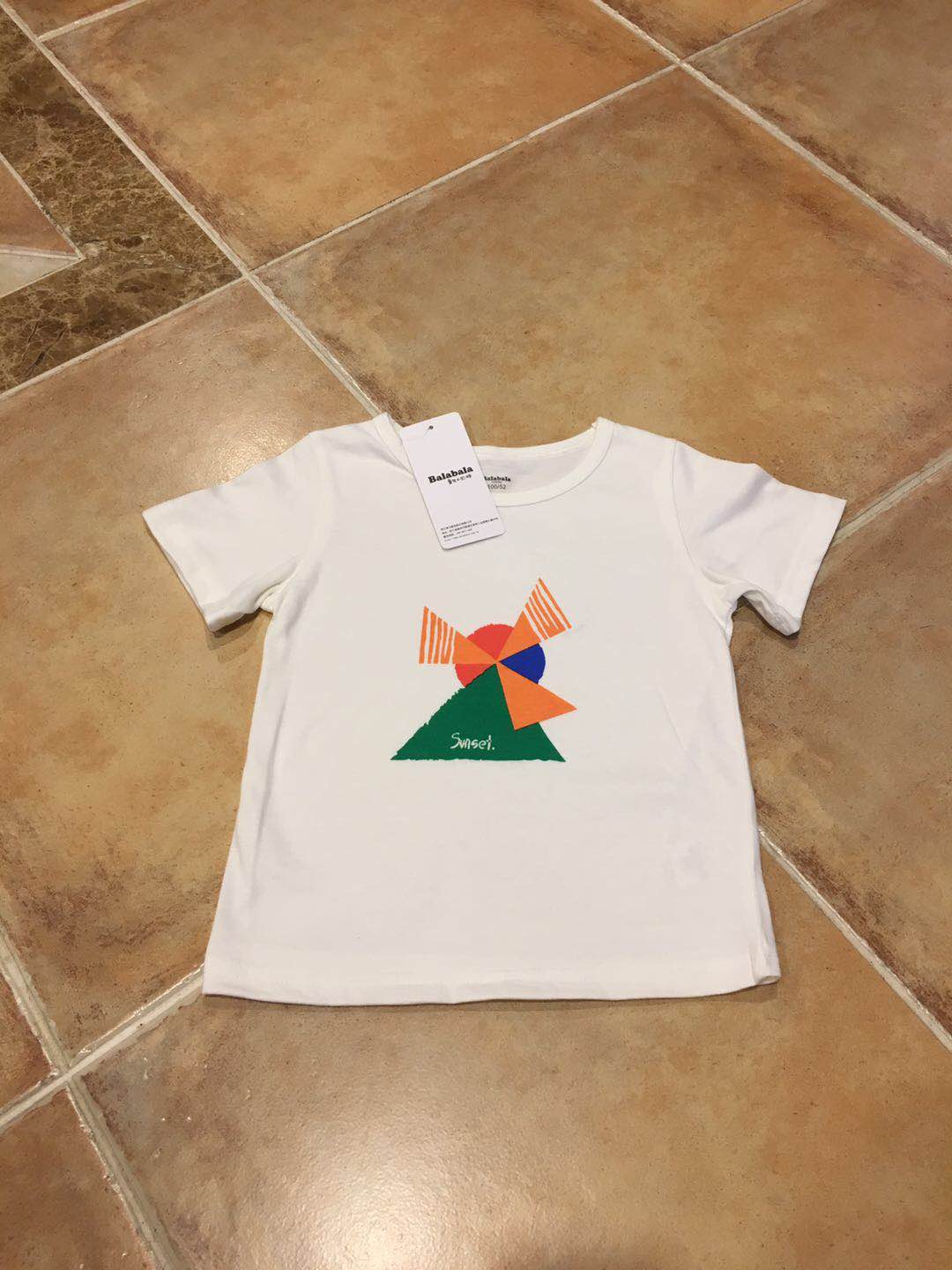 Balabala巴拉巴拉童装 儿童夏季纯棉休闲短袖T恤三标齐全图片实拍