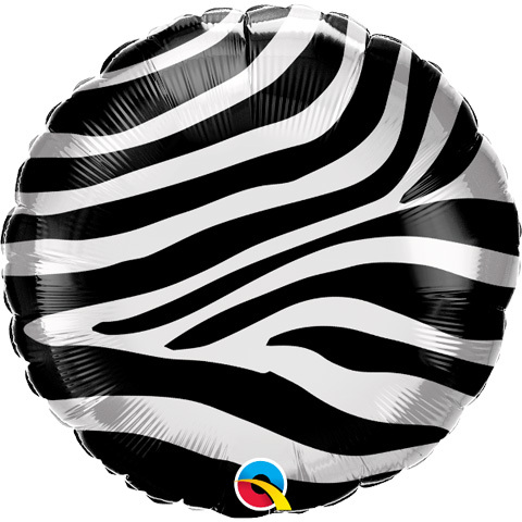 先锋铝箔球 18吋 动物纹 斑马纹 Zebra Stripes Pattern 2020新品