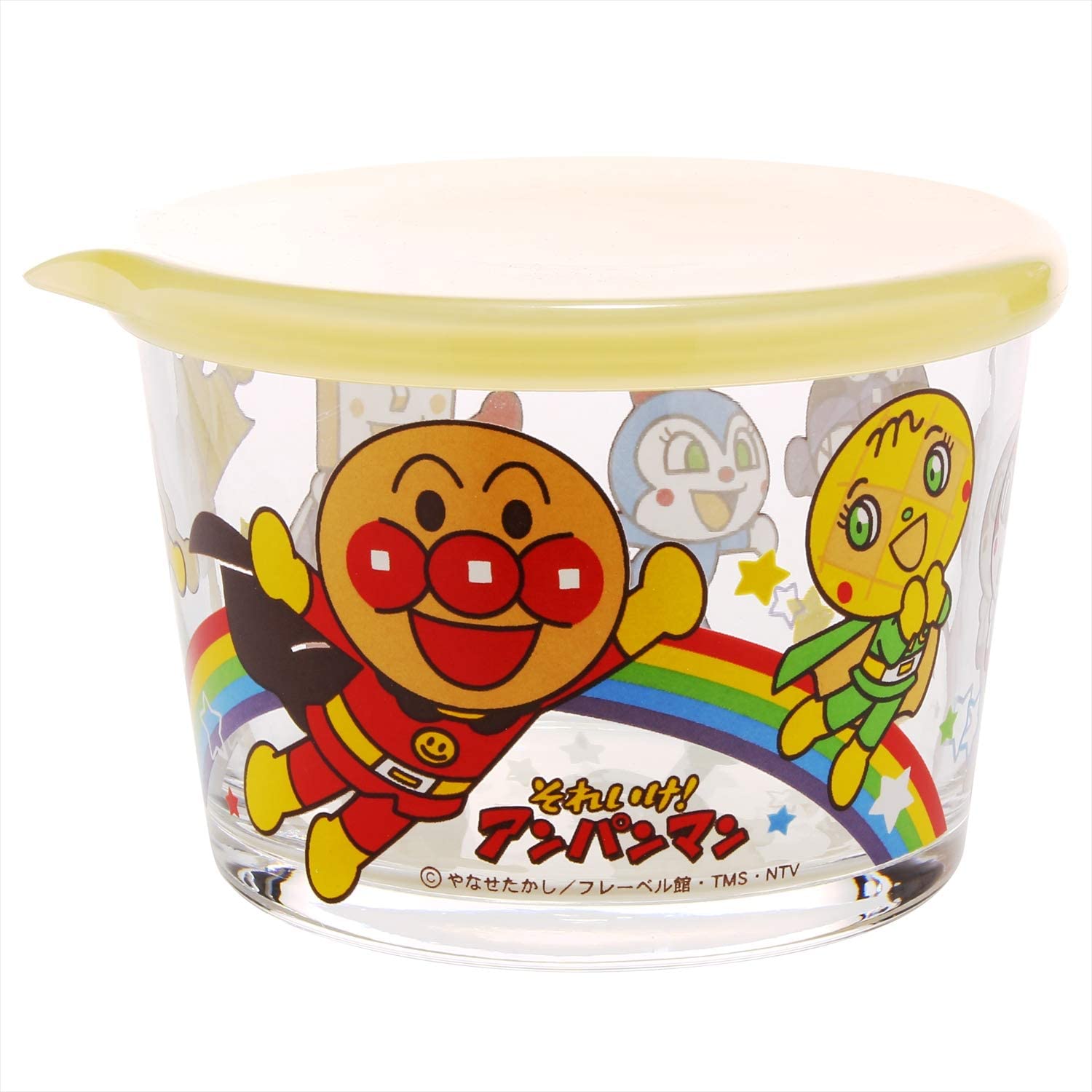 6个减6 日本制面包超人玻璃零食碗宝宝儿童辅食碗卡通水果碗餐具