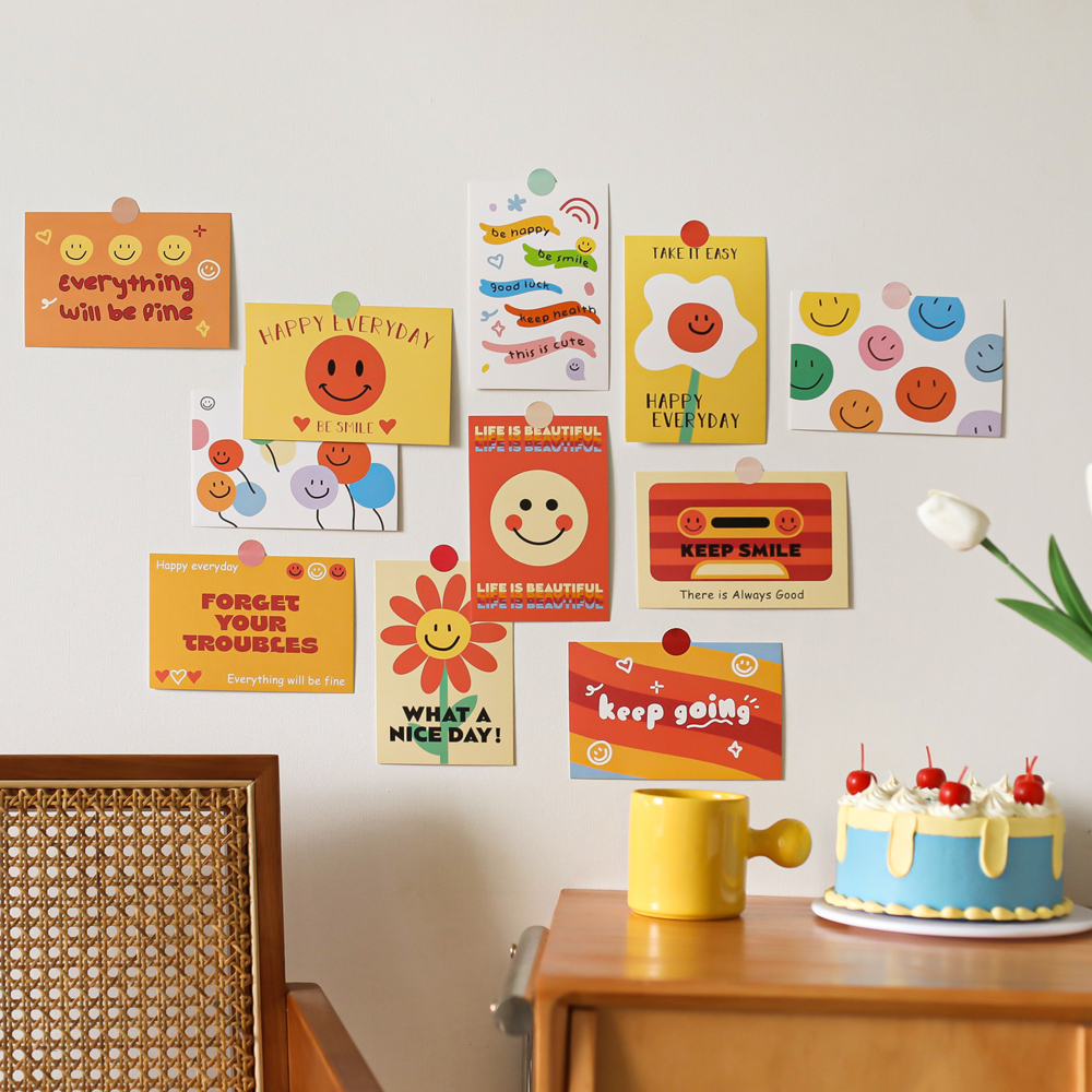 幼儿园环创卡通笑脸墙贴阳光灿烂的日子教室美化装饰卡片墙上贴画