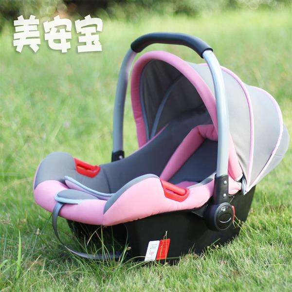 美安宝婴儿提篮式儿童汽车安全座椅车载睡篮新生儿车内摇篮可躺。