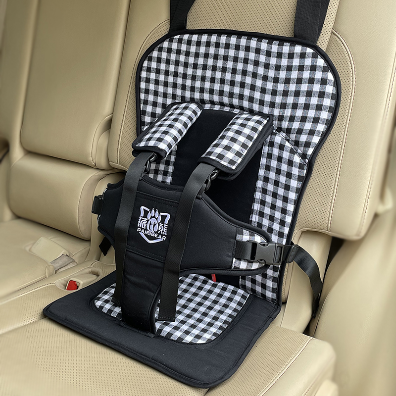 婴儿简易汽车安全座椅宝宝儿童安全带便携式垫三四轮电动轿车