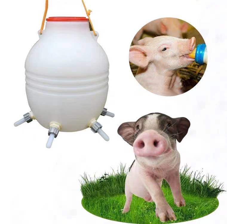 小猪喂奶器兽用哺乳器羊羔奶妈机猪崽H哺乳神器小狗多头大奶壶吸