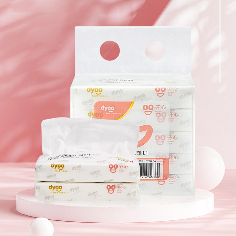 可心柔婴儿保湿柔纸巾V9系列3层60抽多包宝宝用多优婴儿柔纸面巾
